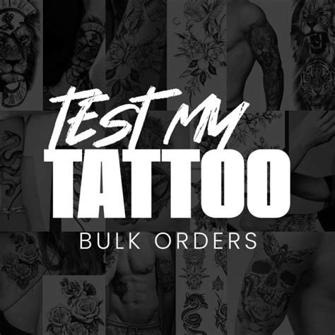 bulk custom temporary tattoos